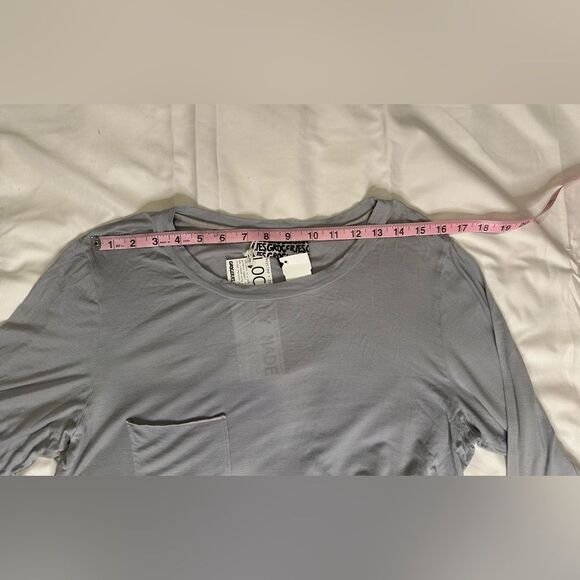 Groceries Apparel Lazy Long Sleeve Tee Sustainable Top Organic Lyocell NWT Small - Picture 8 of 11
